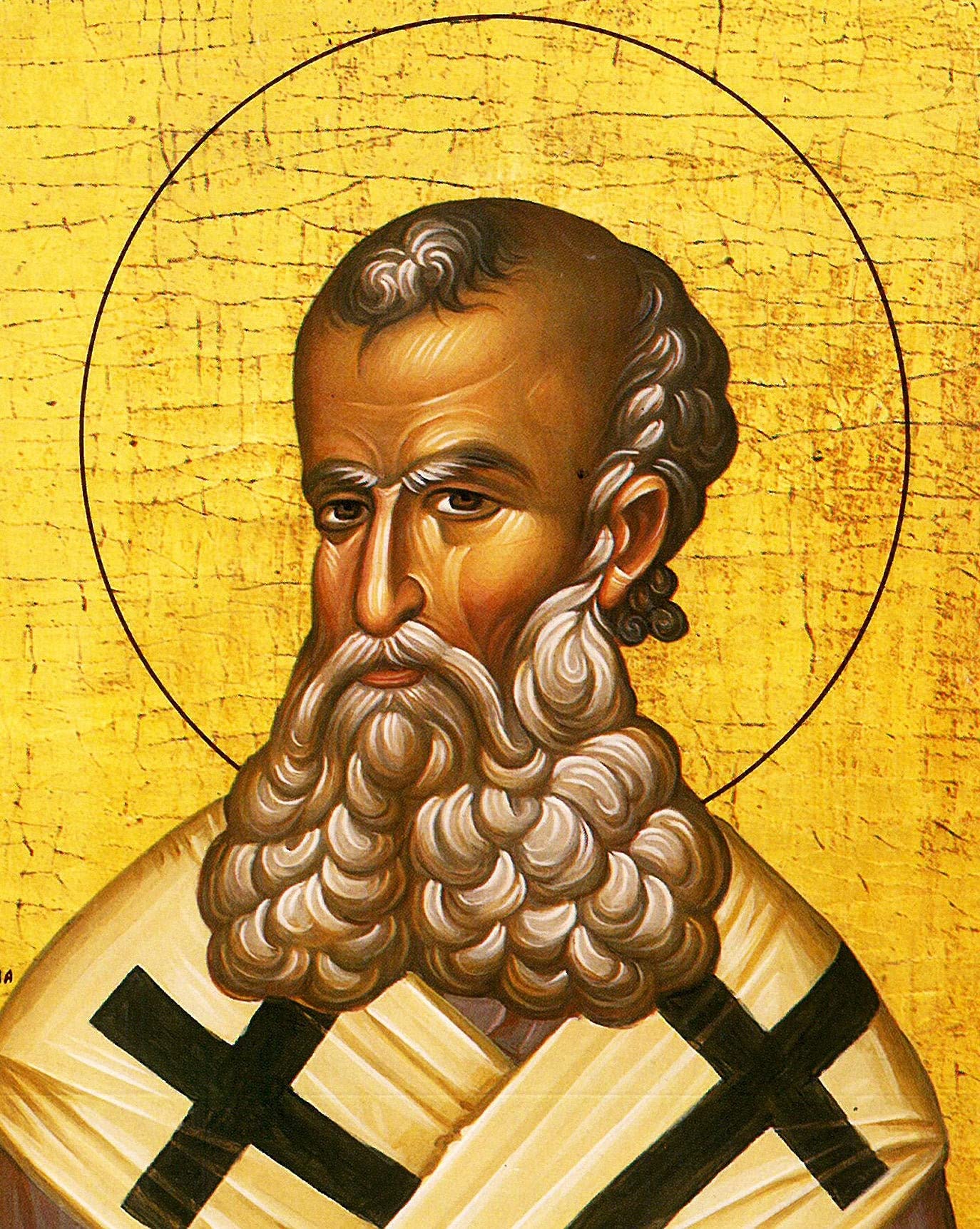 Greek handmade Orthodox icon display alt text
