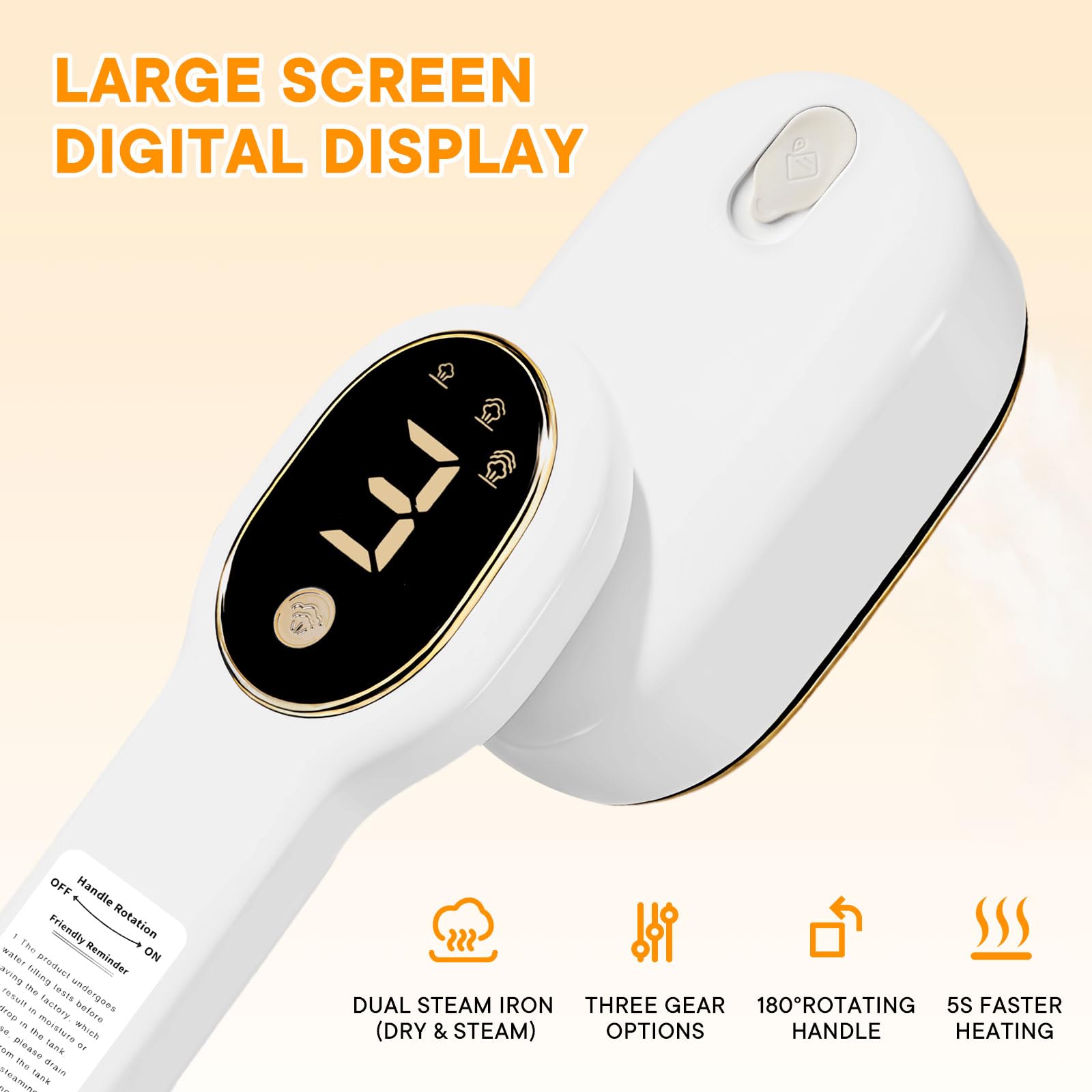 IDACYRIA 1200w handheld steamer for clothes on the go