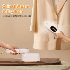 IDACYRIA three steam modes for garments on the go