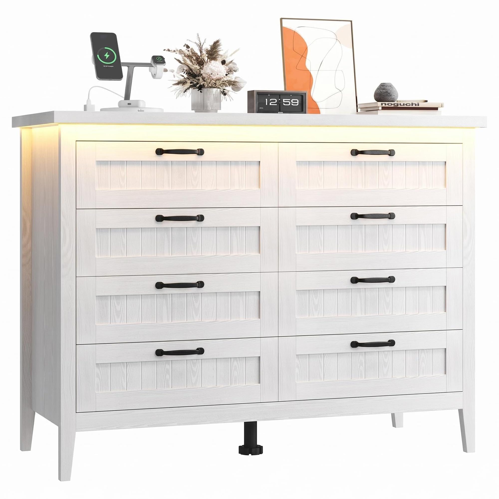 IDEALHOUSE white dresser 47.3W 15.6D 39.8H main view