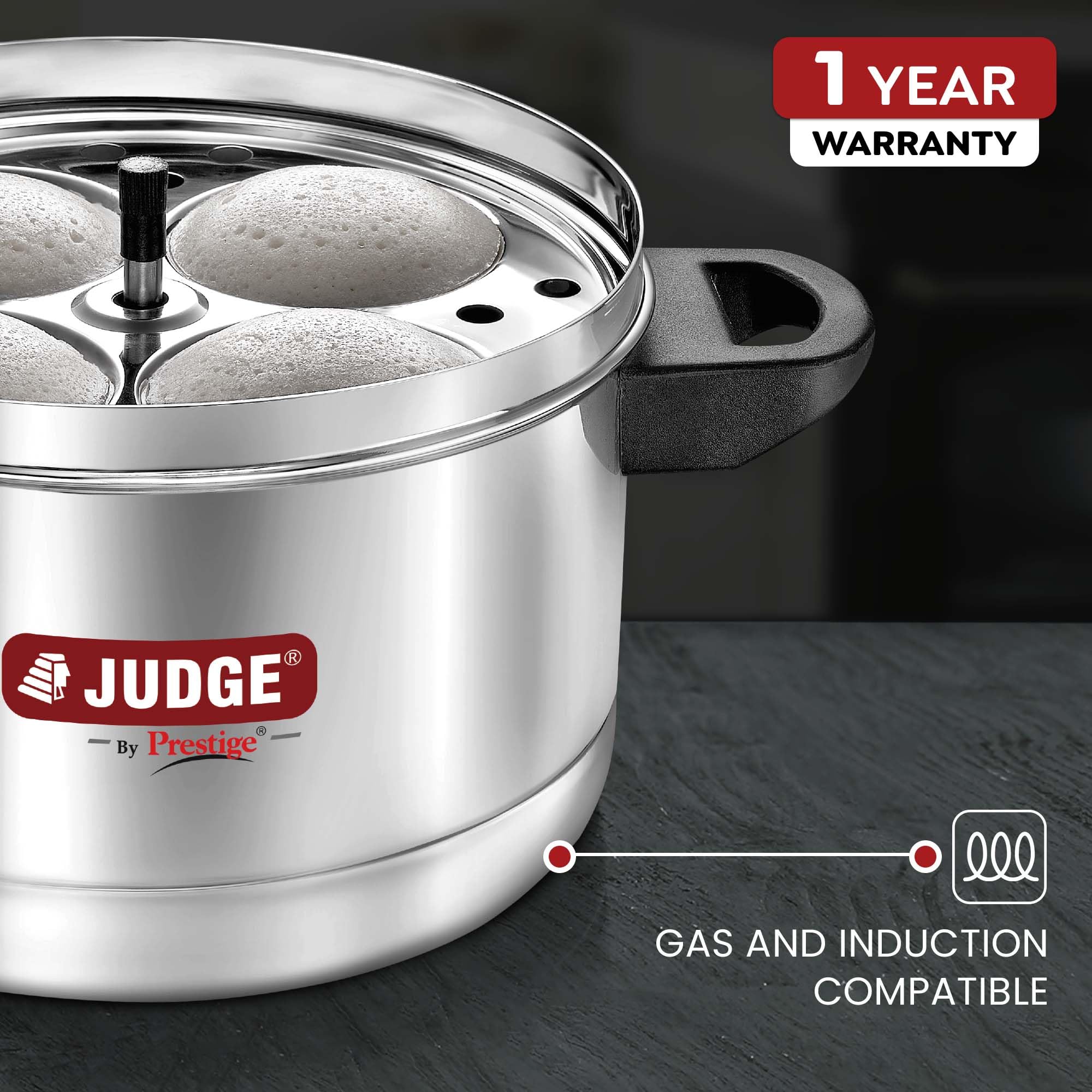 Judge by Prestige Idli Cooker product manual reference image