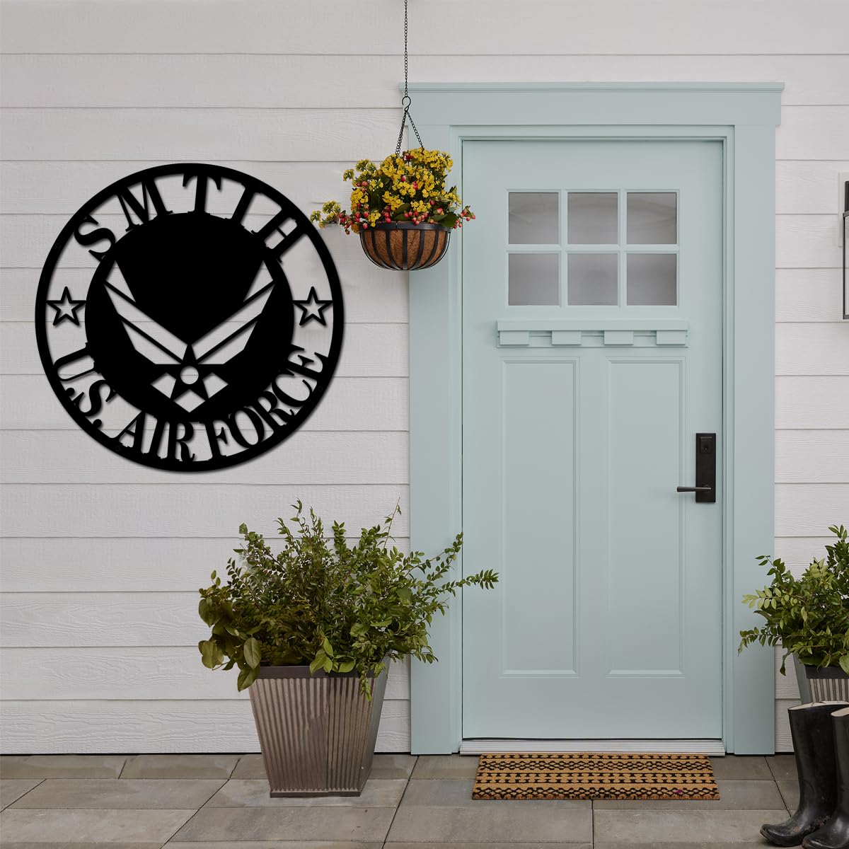 Air Force home decor metal sign for walls