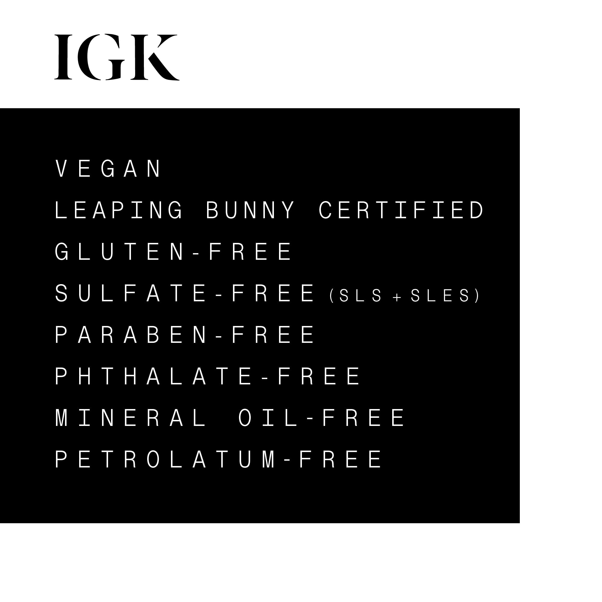 IGK Paid In Full High Gloss Intense Repair Treatment bottle display