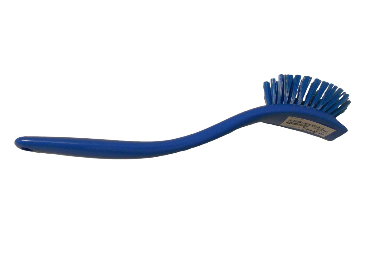 IKEA Plastic Dish Washing Brush With Hooked Handle hanging for storage
