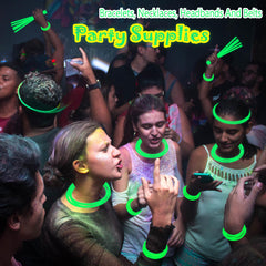ILHSTY green glow necklaces for parties