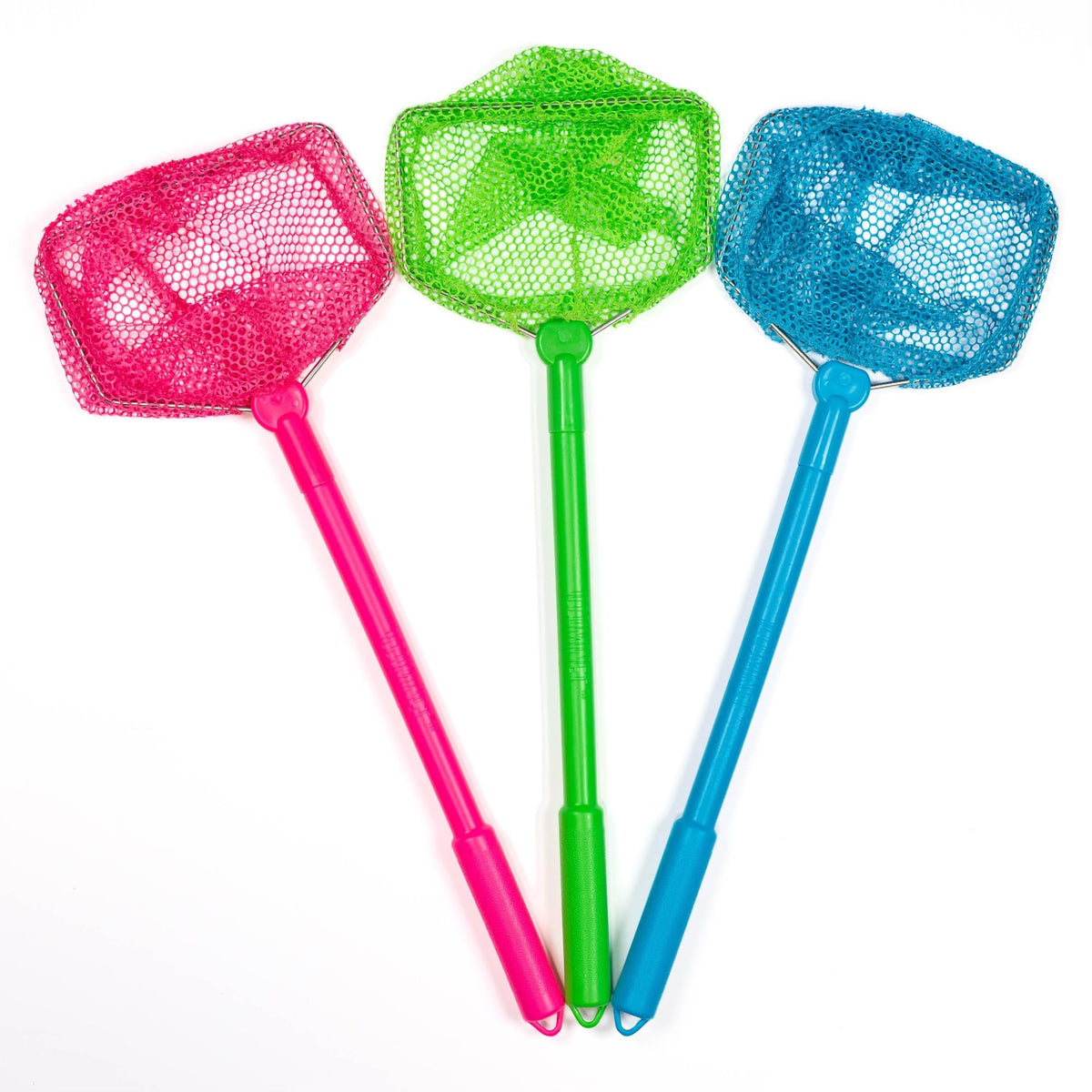 Illuminet 3 Pack Floating Beach Nets for Kids pink set