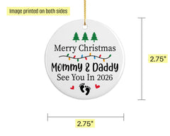 Handmade in USA ornament supporting mom owned small business