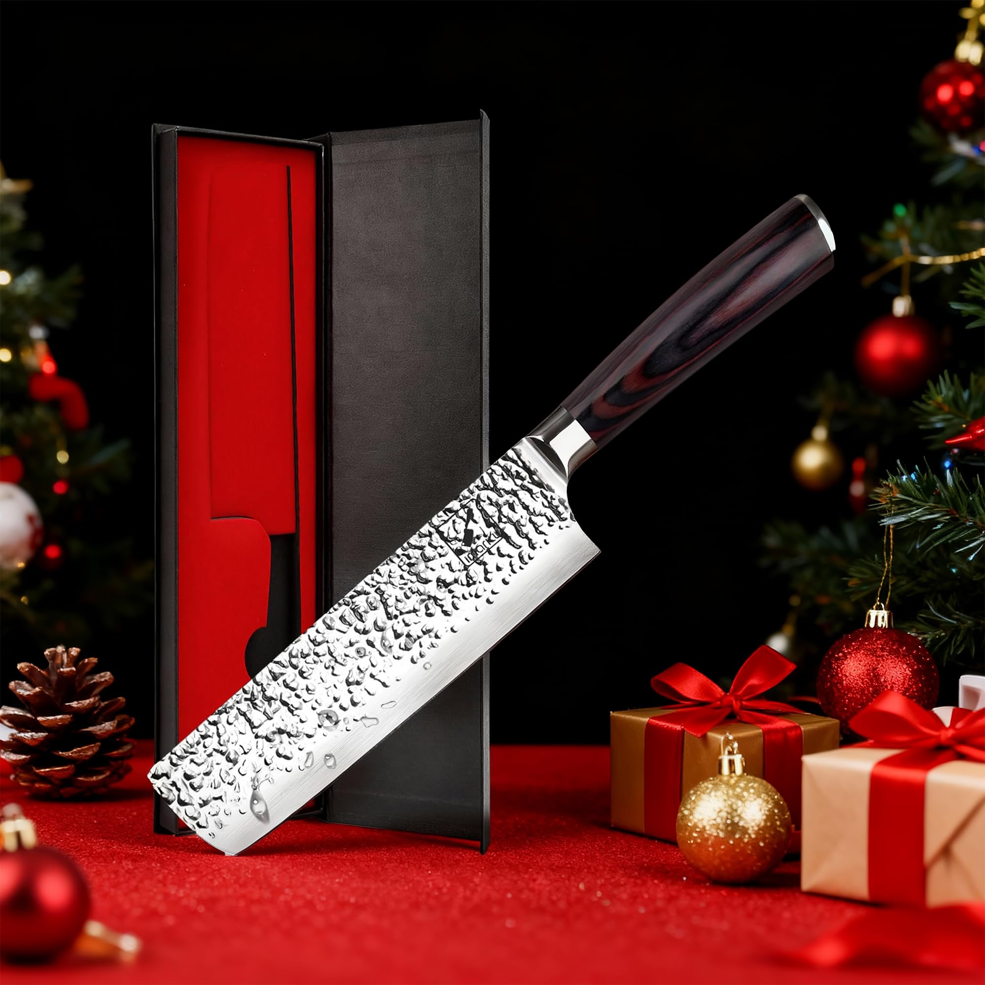 imarku left handed nakiri knife design