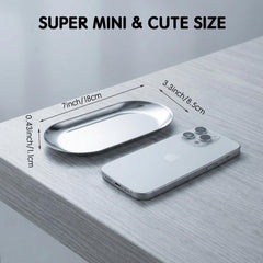 Oval vanity tray for jewelry and keys by IMEEA