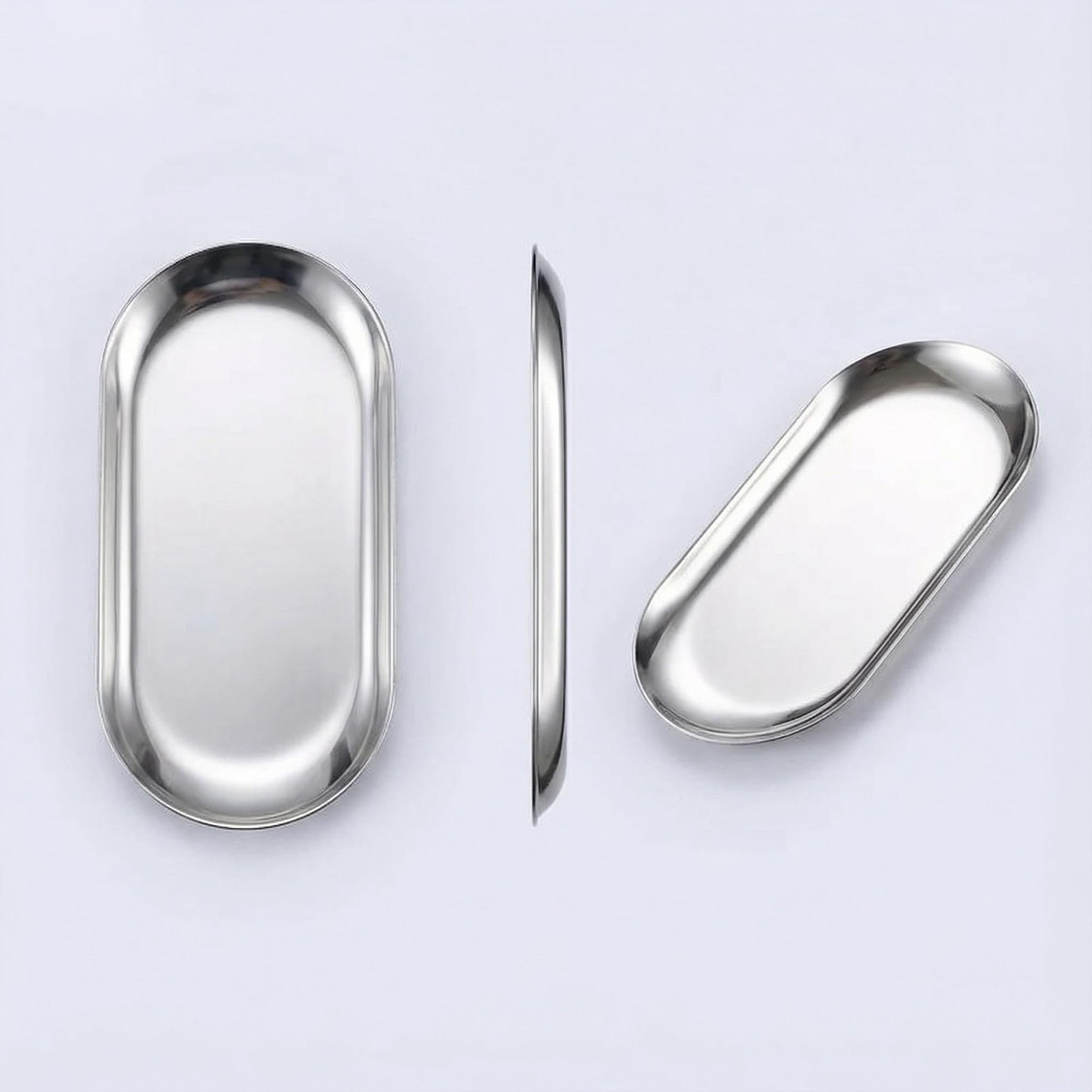 Vanity counter organizer oval tray IMEEA