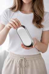 Stainless steel tray 7 x 3.3 inch oval shape by IMEEA