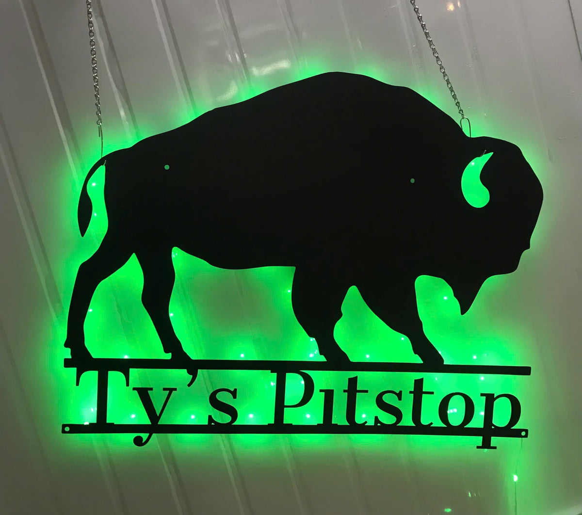 IMIDU LED metal wall art sign 8 inch size