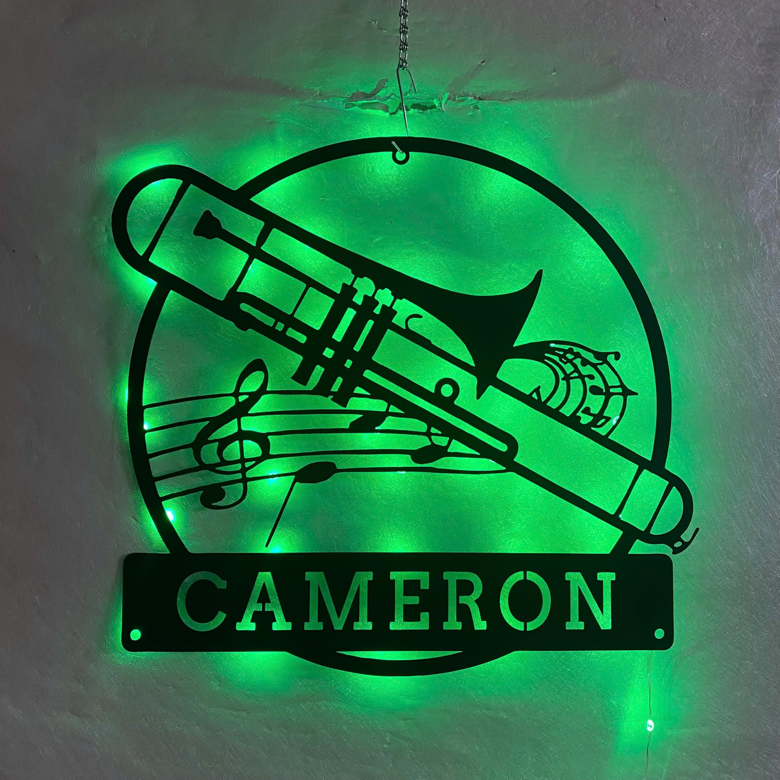 IMIDU trumpet wall art 10in LED sign
