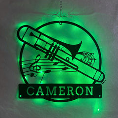 IMIDU trumpet wall art 10in LED sign
