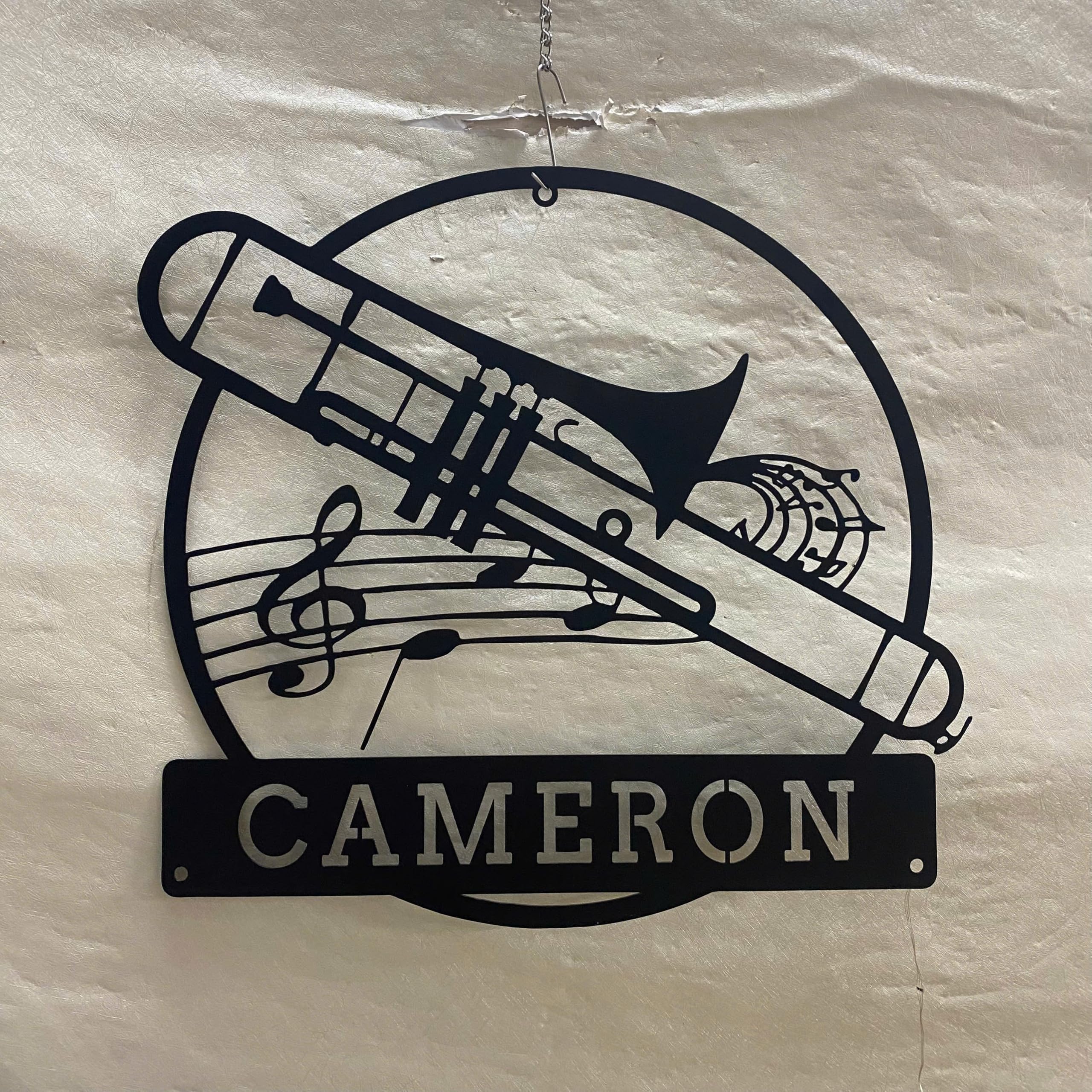 IMIDU trumpet wall art 12in LED sign