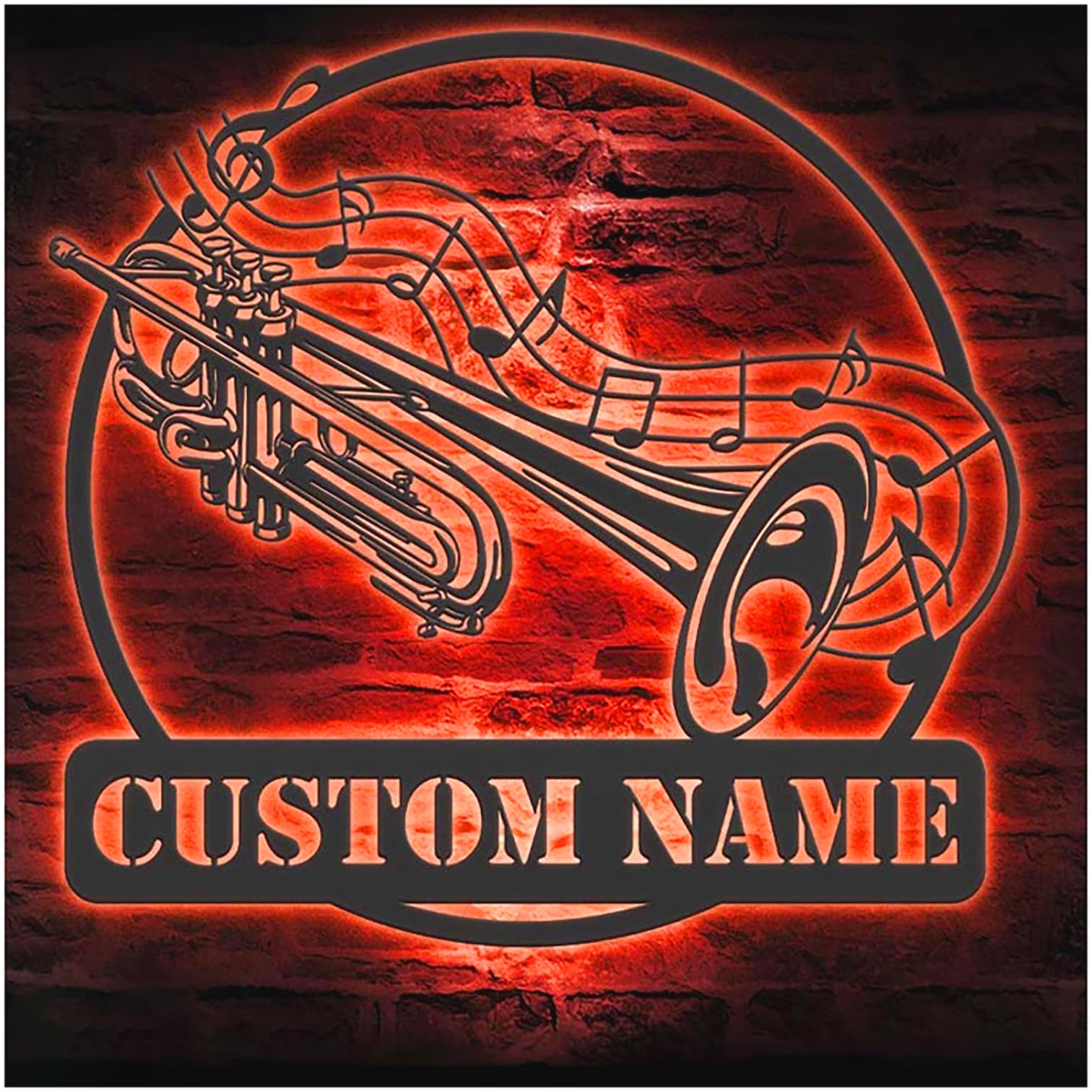 IMIDU trumpet wall art 18in LED sign