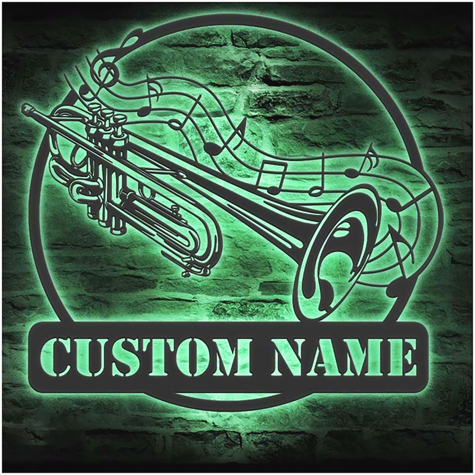 IMIDU trumpet wall art 24in LED sign