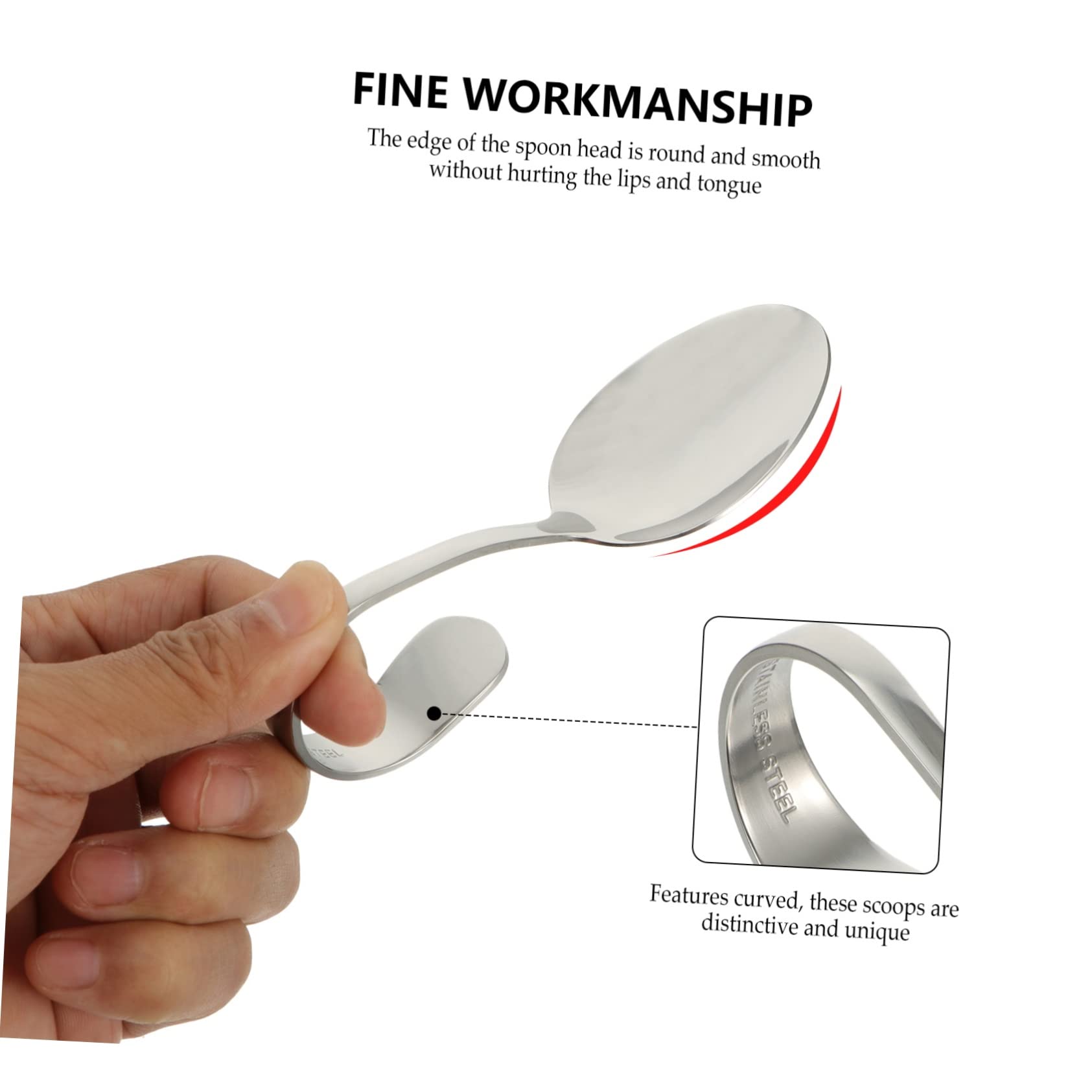 IMIKEYA mirror polished stainless steel spoons