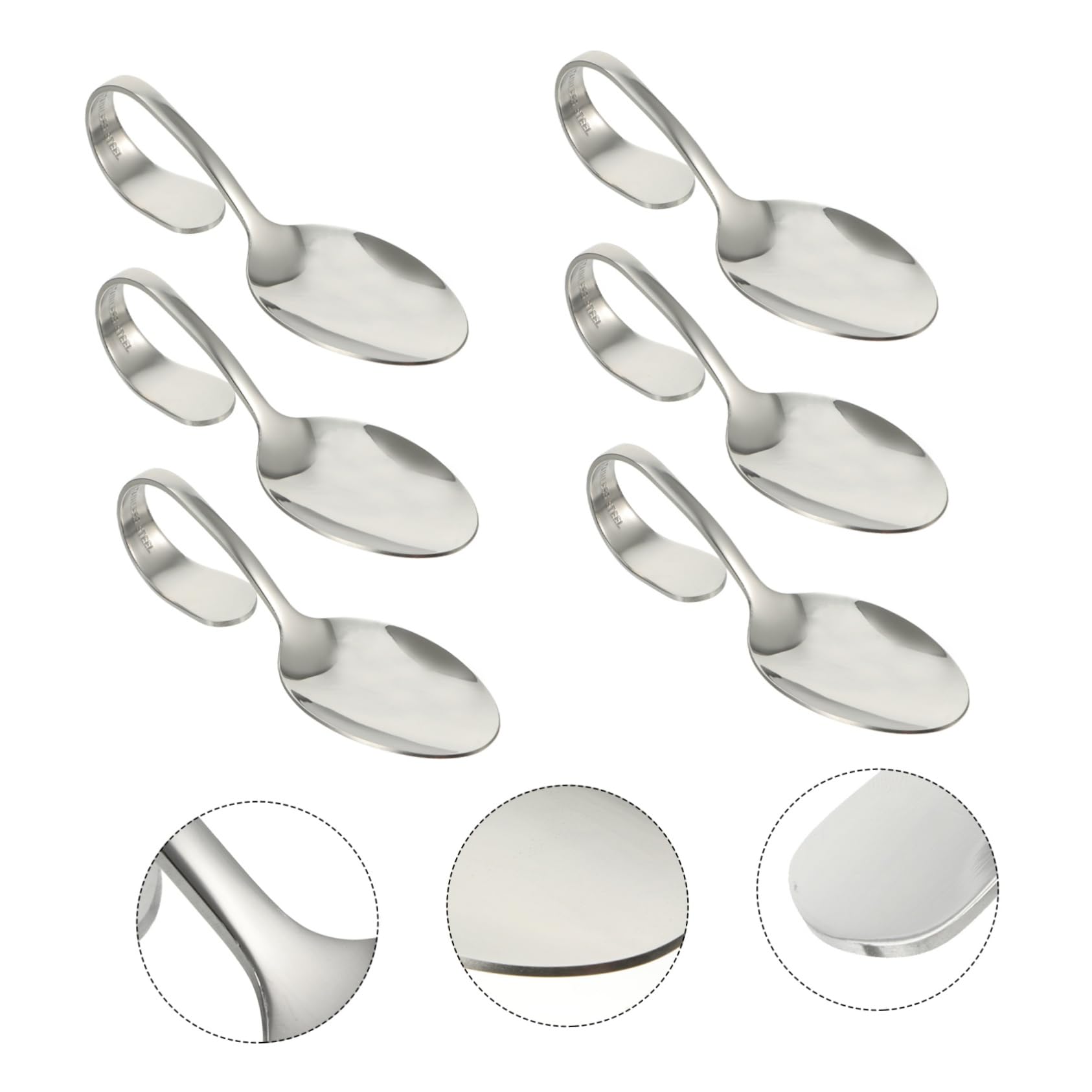 IMIKEYA 5.31x1.77x1.57 in spoon size