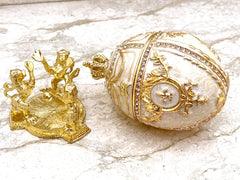 Imperial off White Faberge style egg