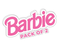 Imperial Vibes pink doll sticker logo close up