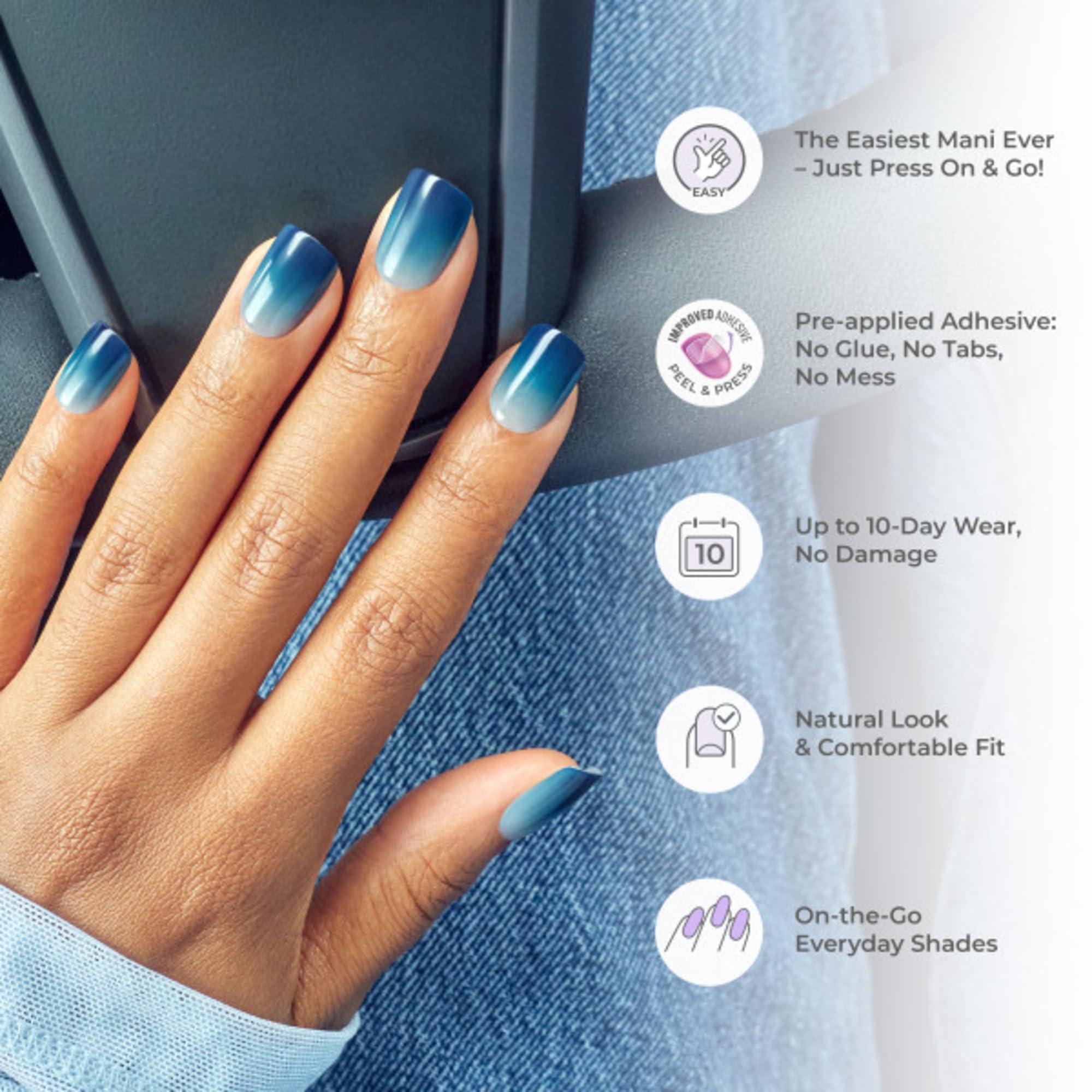 Mini nail file included with Impress Friendzone kit