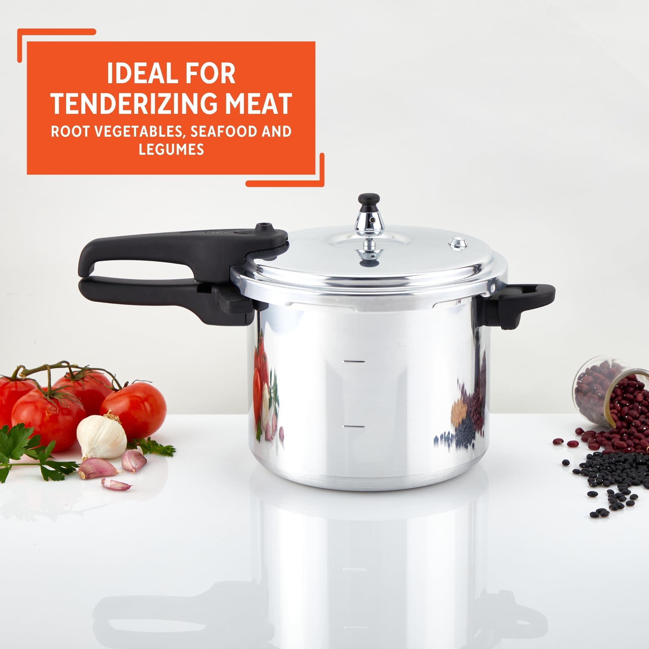 IMUSA pressure cooker secure locking mechanism