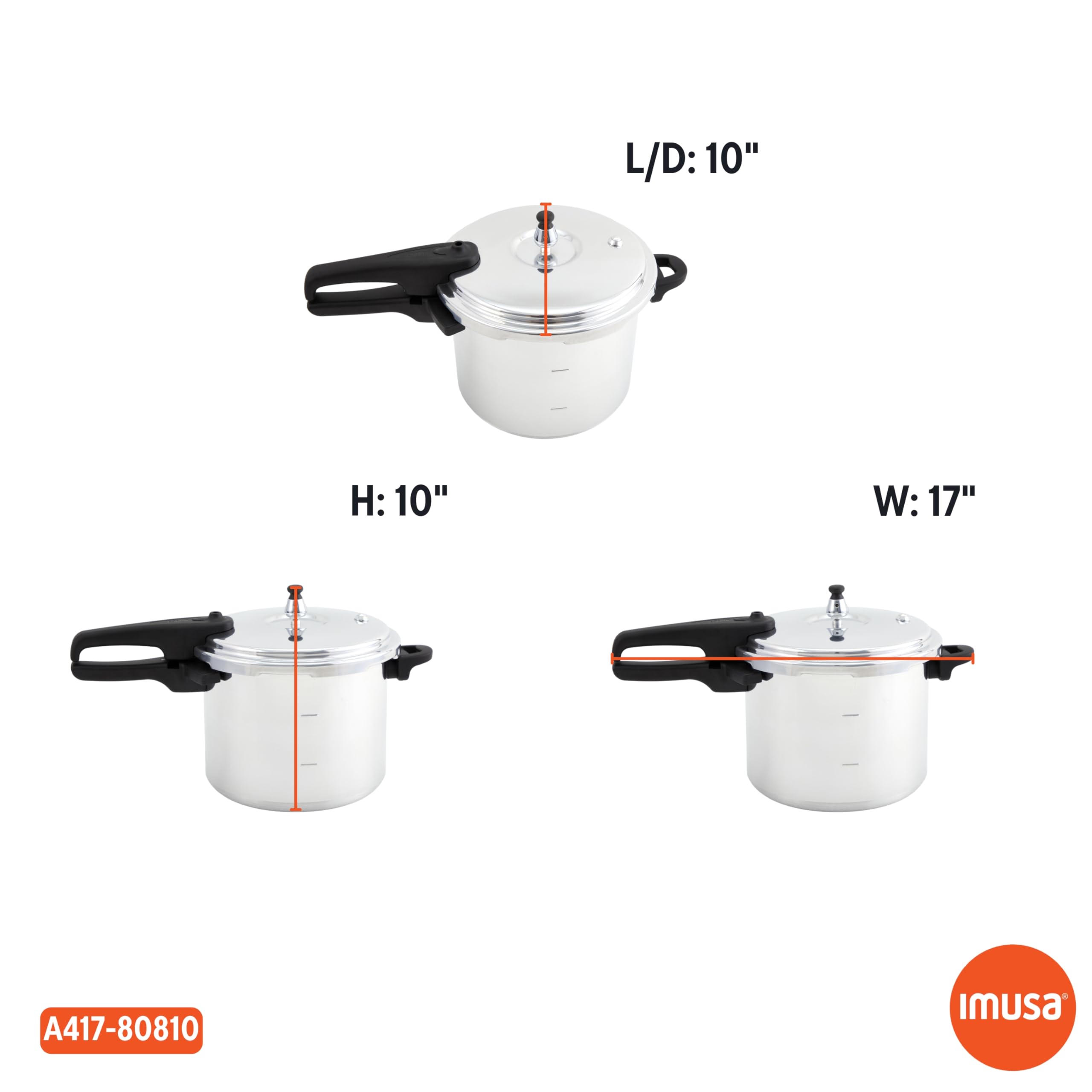 IMUSA tight seal locks in heat moisture and flavor