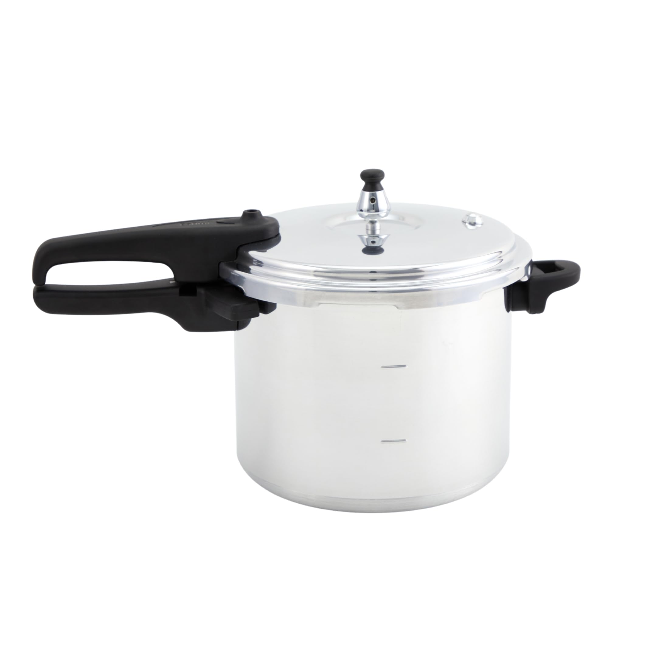 IMUSA stovetop seven quart aluminum pressure cooker front view