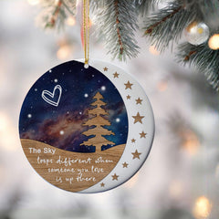 In Loving Memory Memorial Ornament double sided print