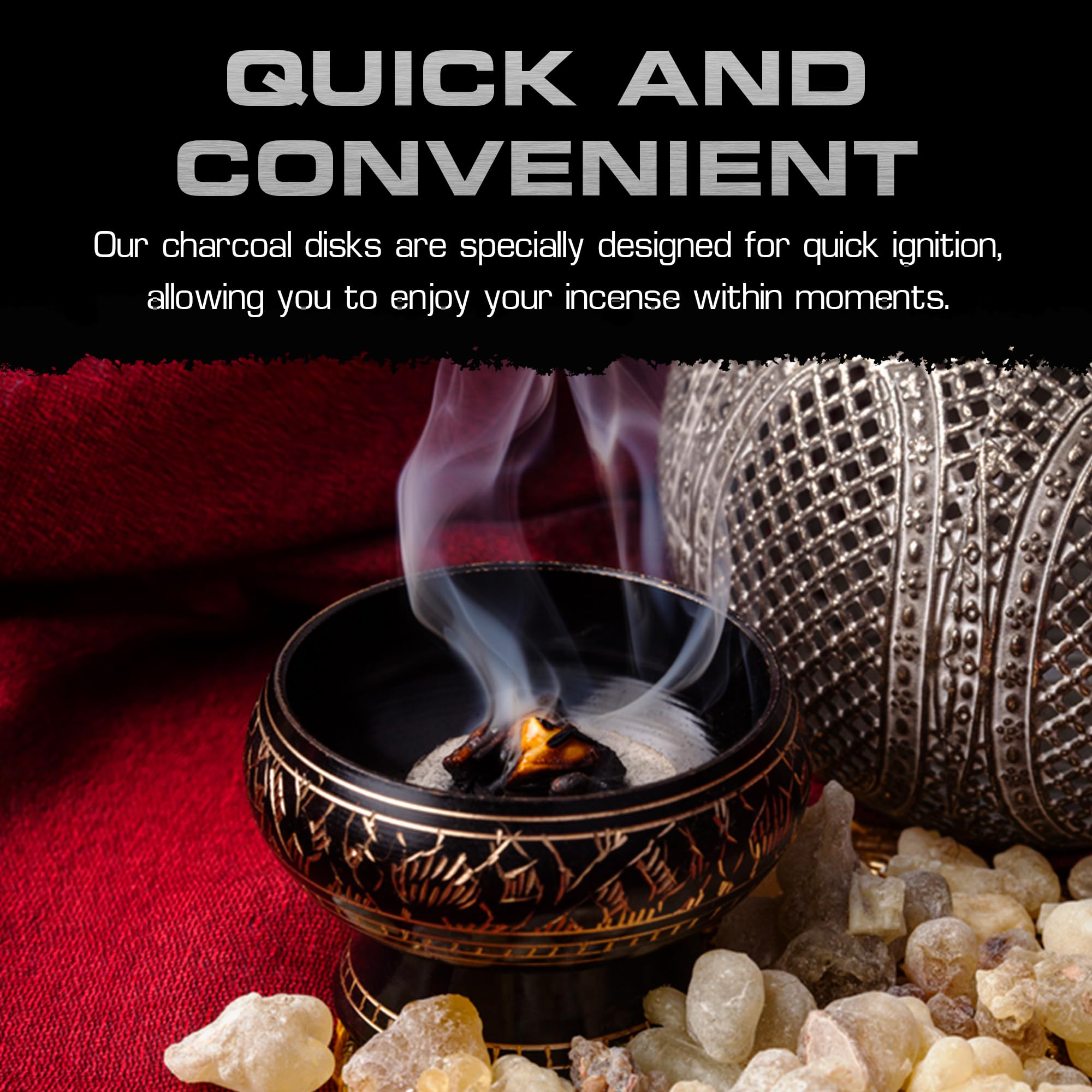 Incense Charcoal usage option