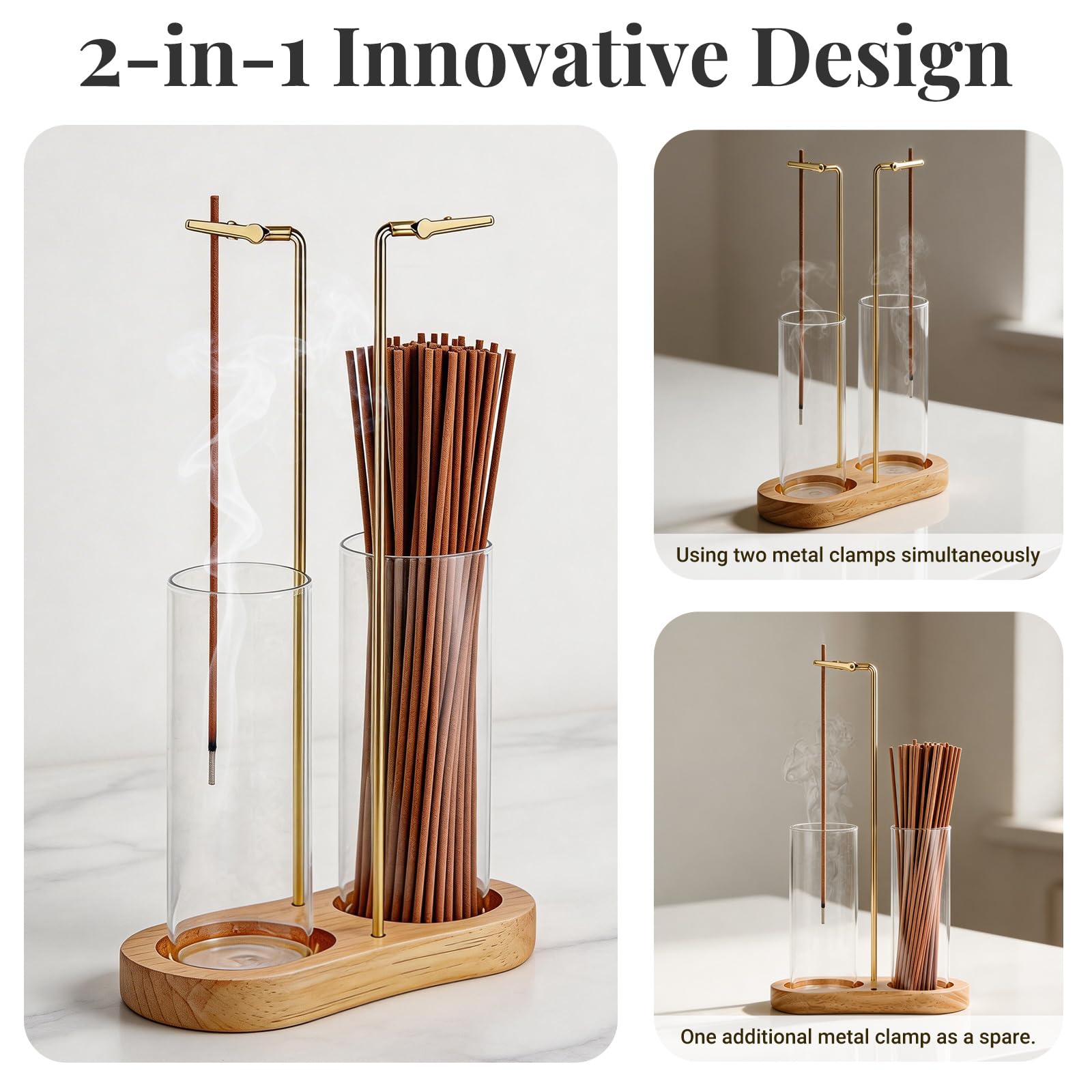 Incense tray alternative for spa and studio