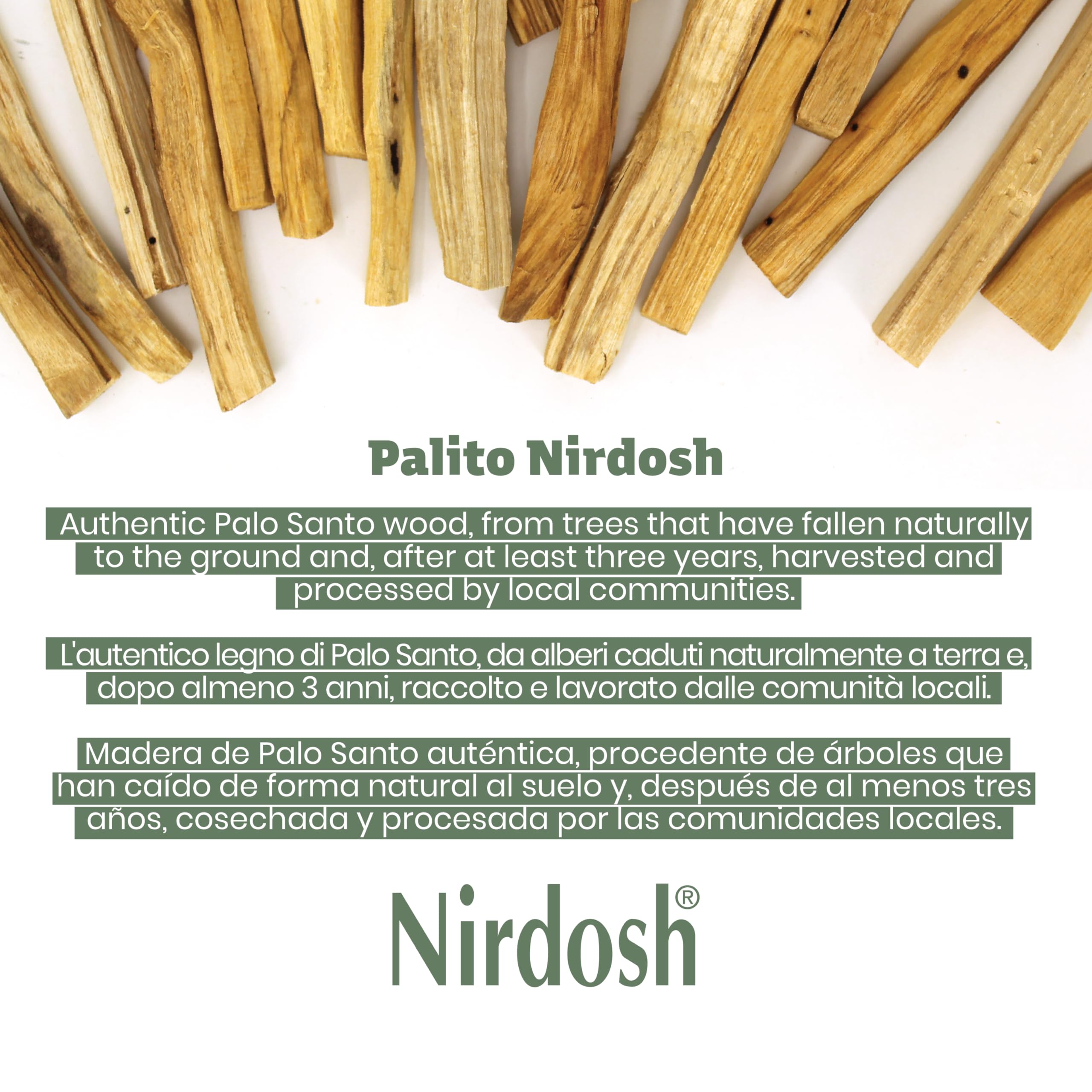 NIRDOSH PALITO Palo Santo incense bundle