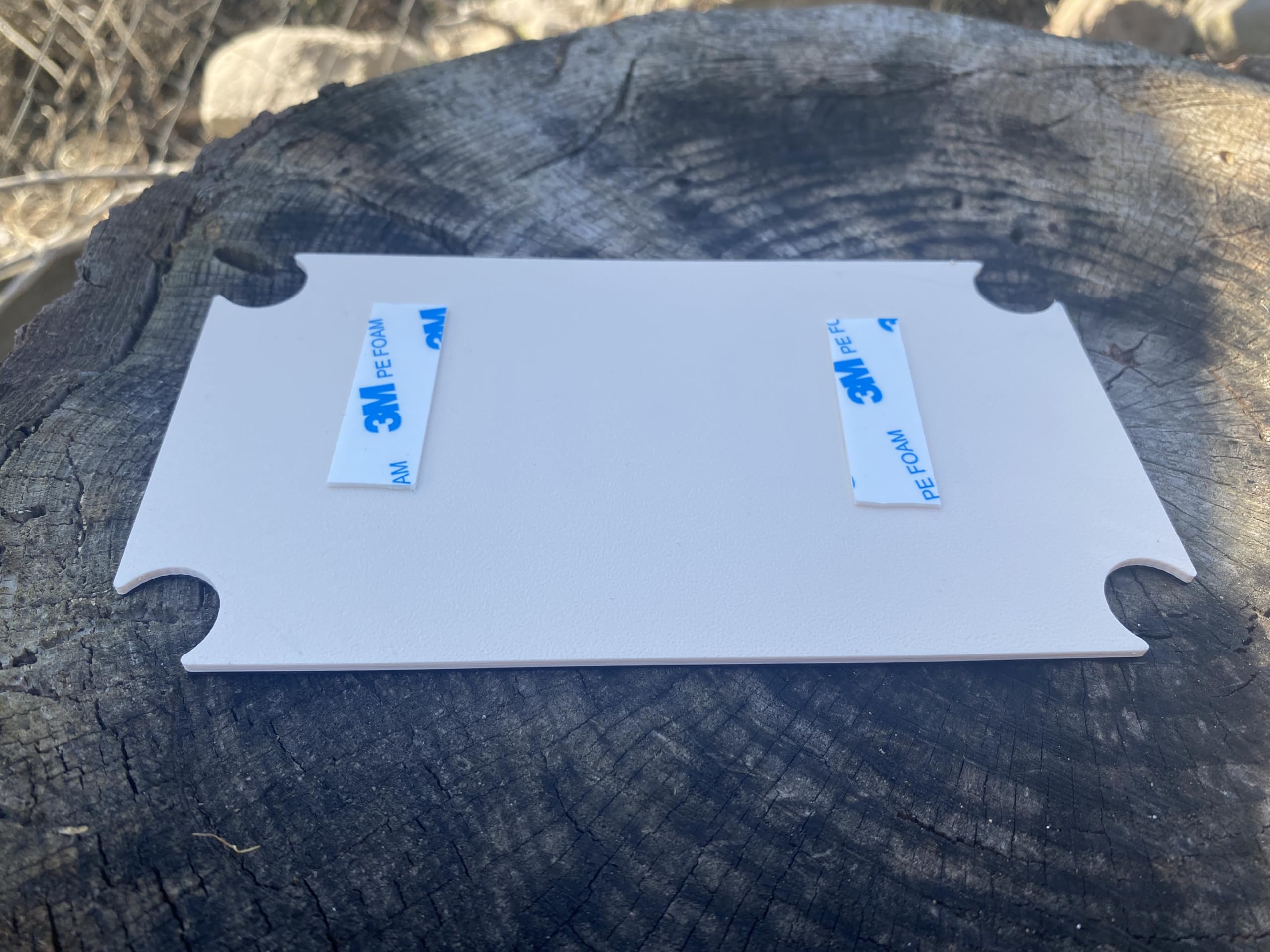 Includes mounting tape for quick setup on wall or door