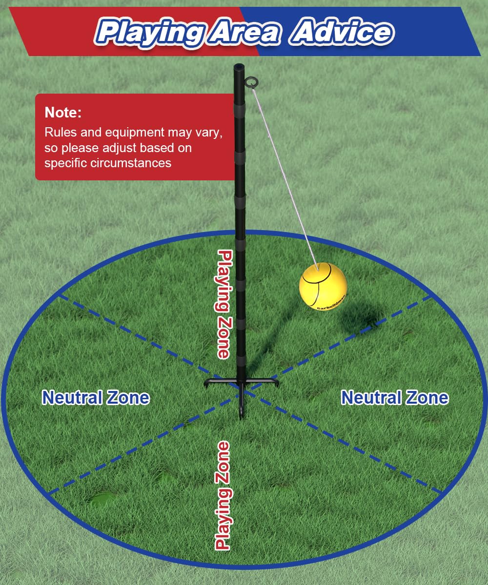 Backyard park beach and school events use tetherball set