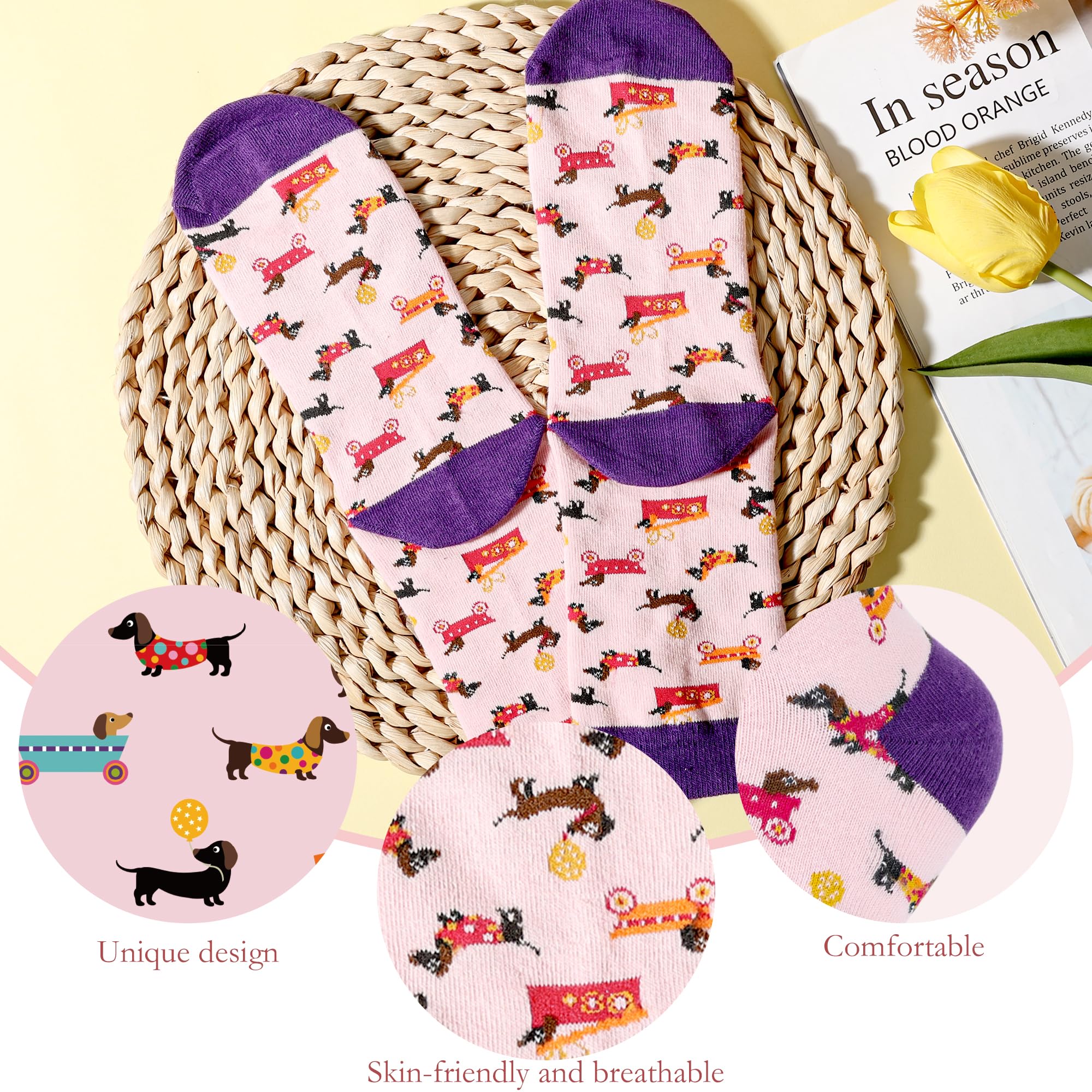 dachshund keychain included in INCOK set