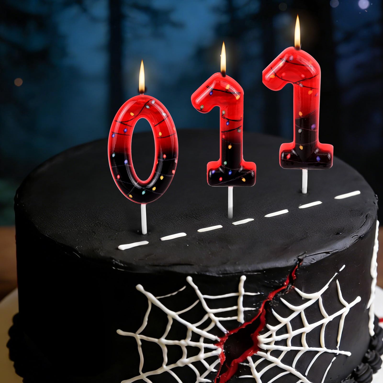 Eco-friendly wax birthday candle safe and odorless