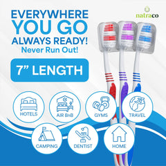 toothbrush with hygienic protective cover for bristles