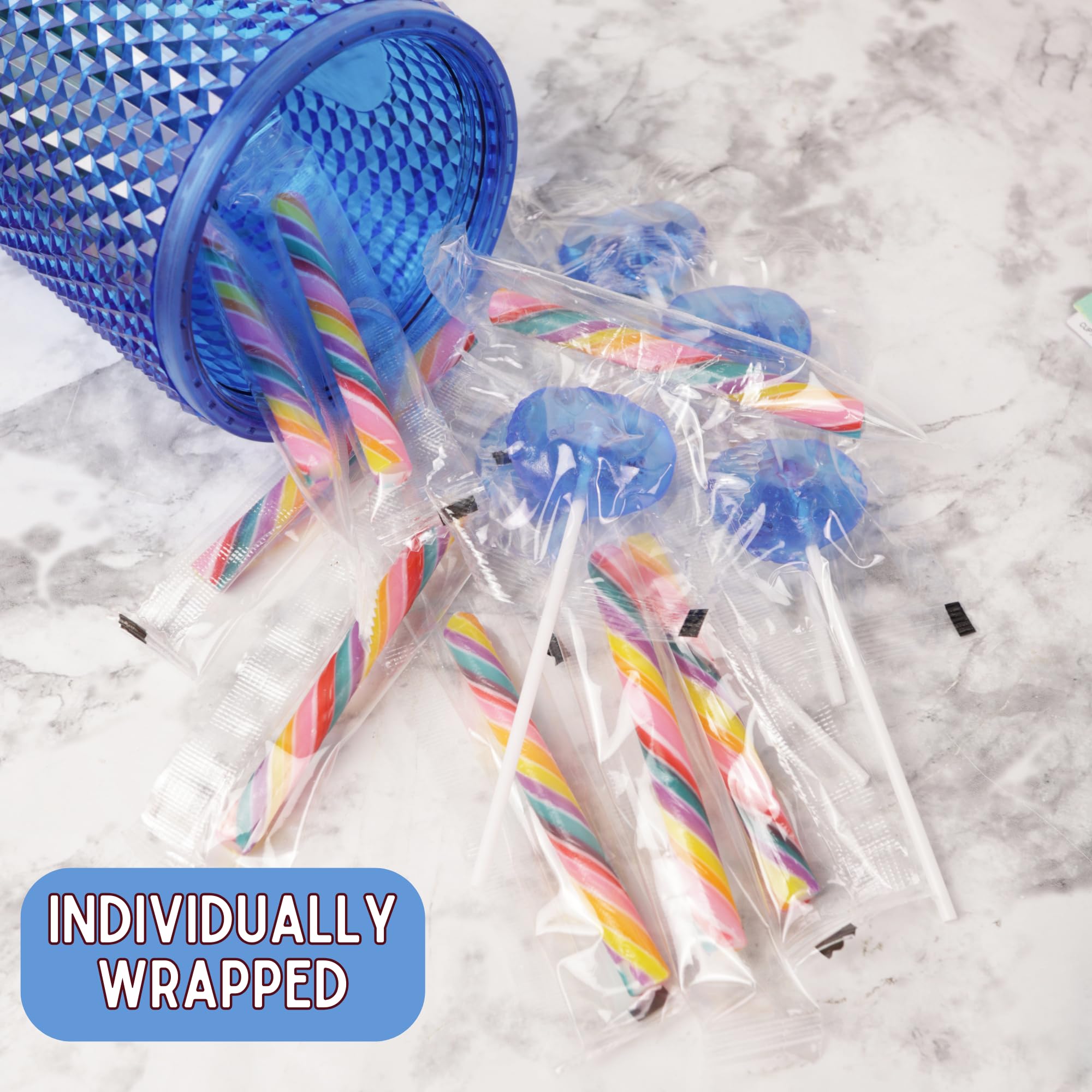 Each candy is individually wrapped for freshness