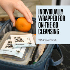 Individually wrapped grab and go wipes image