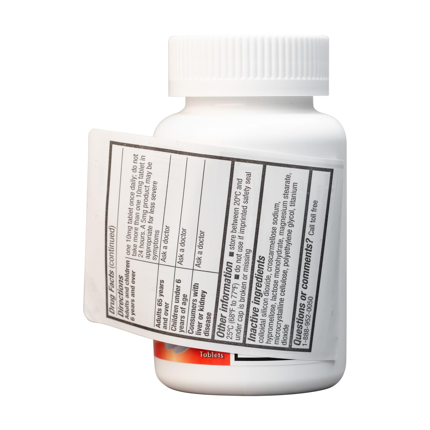 Dye free cetirizine 10mg tablets HealthA2Z