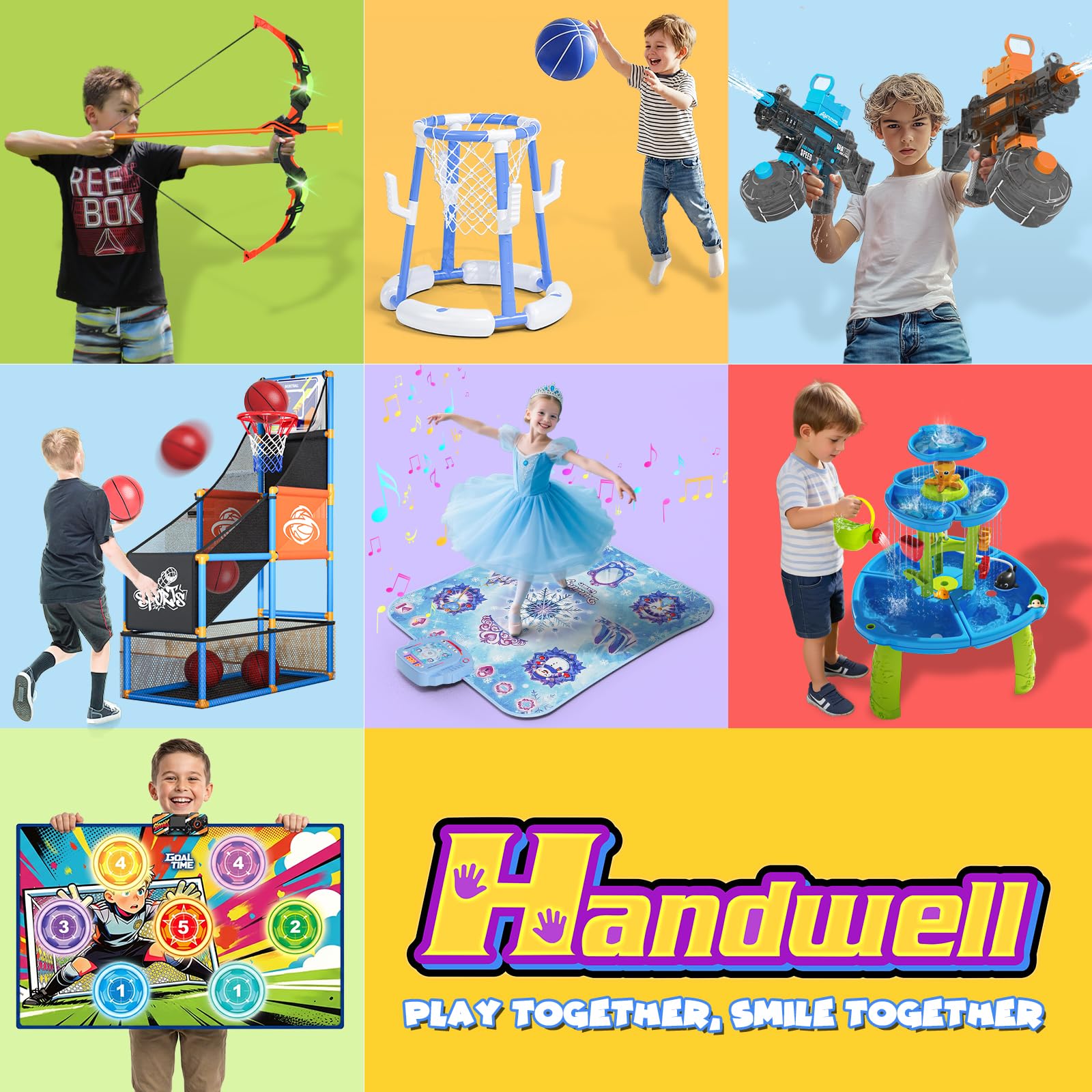 Indoor and outdoor use for kids ages 3-12