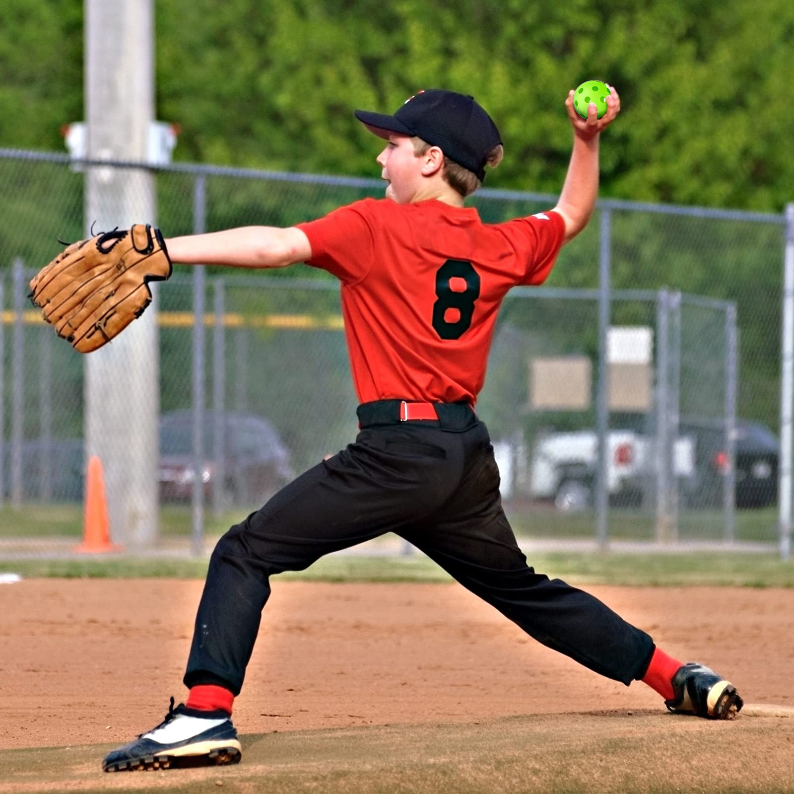Indoor and outdoor baseball training balls for practice