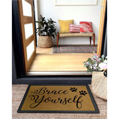 Indoor outdoor doormat low profile 6mm thickness