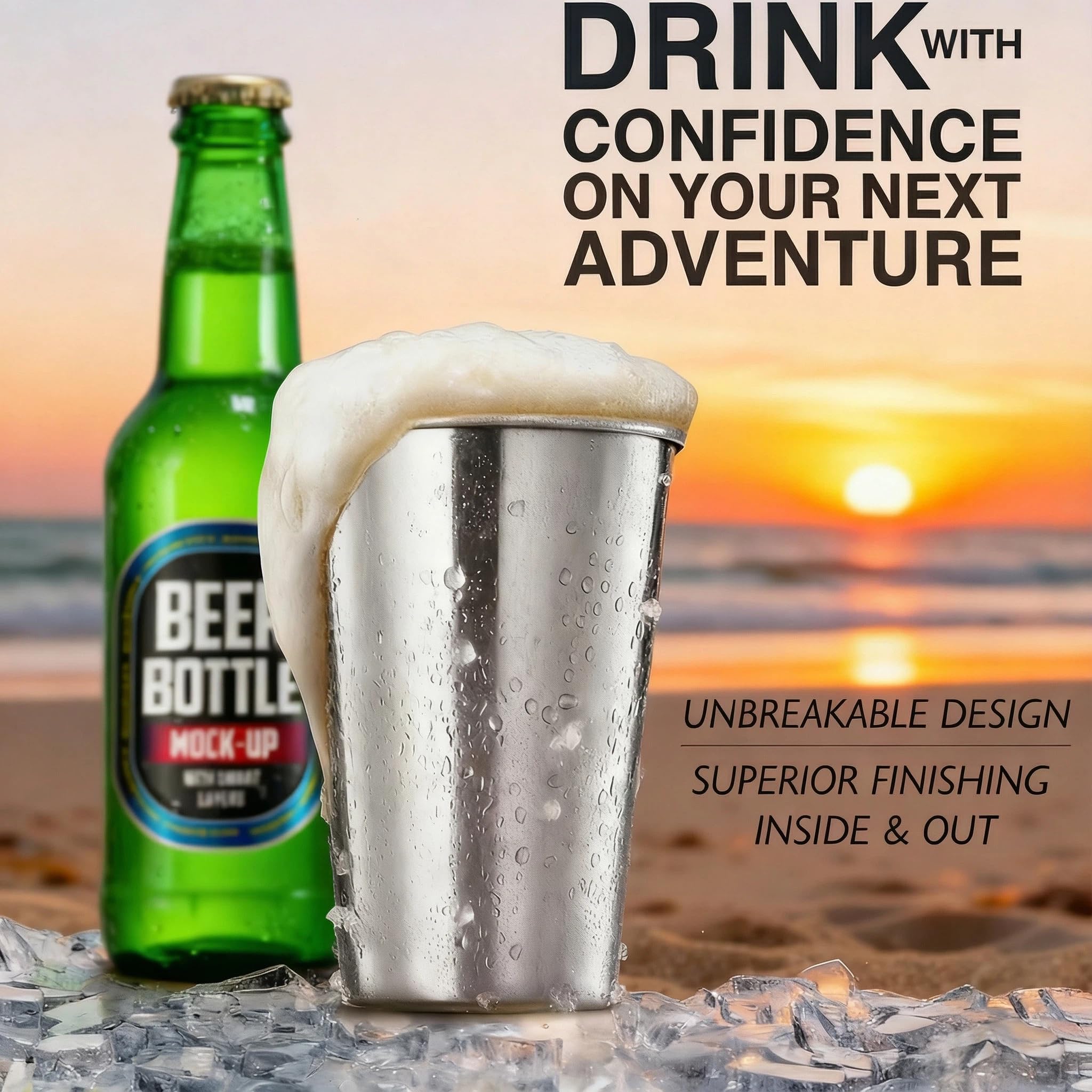 Dishwasher safe kid cups with rounded edges