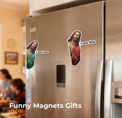 Refrigerator gift magnet for church exchanges