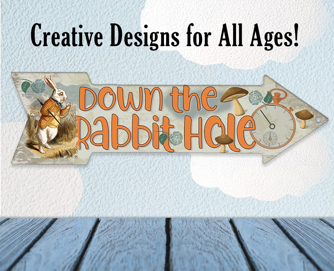 Durable indoor outdoor metal sign for home decor