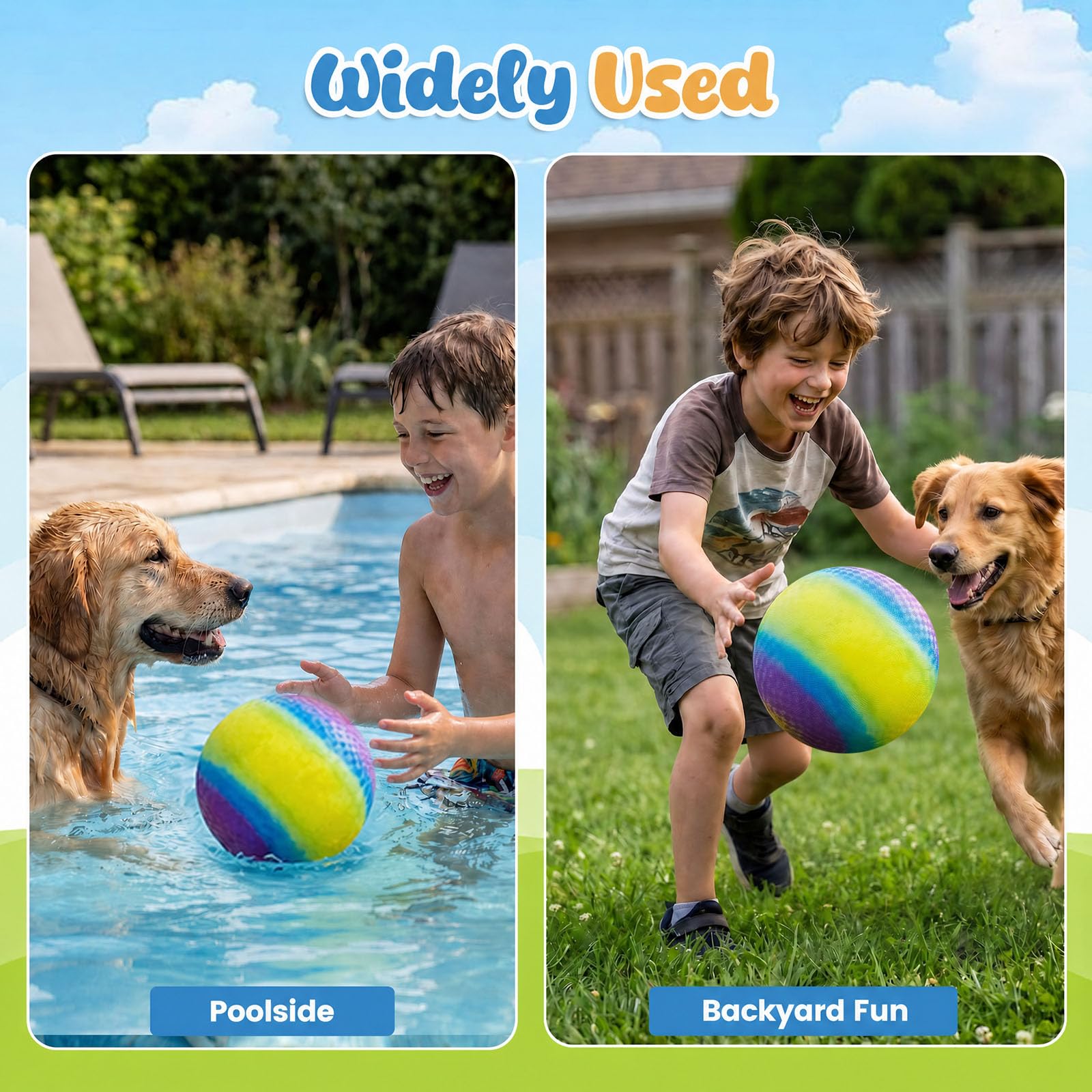 Indoor and outdoor ball designed for kids and adults
