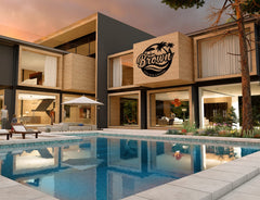 Durable metal pool sign suitable for indoor outdoor use