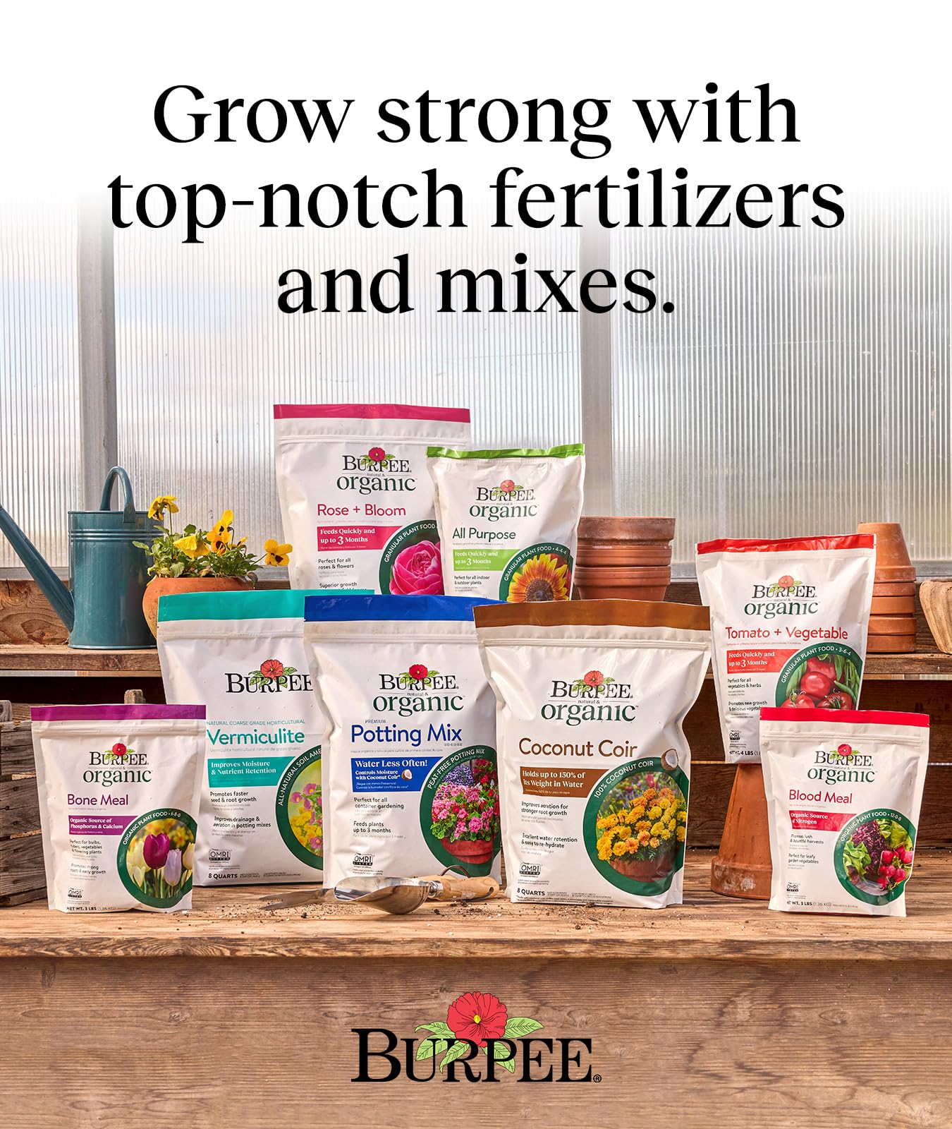 Indoor outdoor plant potting mix by Burpee